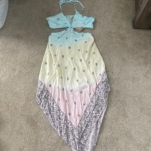NWT tie dye paisley dress